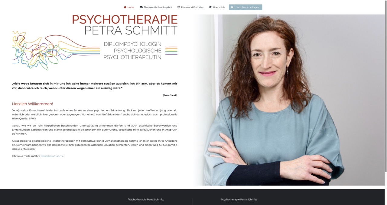 Webseite erstellen lassen für Psychotherapeuten