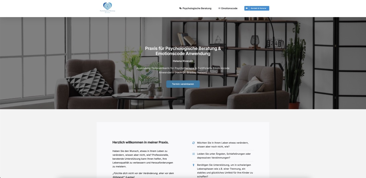 Homepage erstellen lassen für Psychotherapeuten