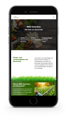 Webseite erstellen lassen für Garten- und Landschaftsbauer