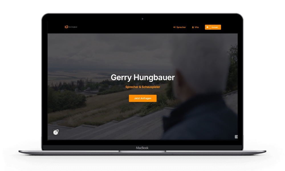 Groß (Gerry Hungbauer) Website erstellen lassen für Schauspieler
