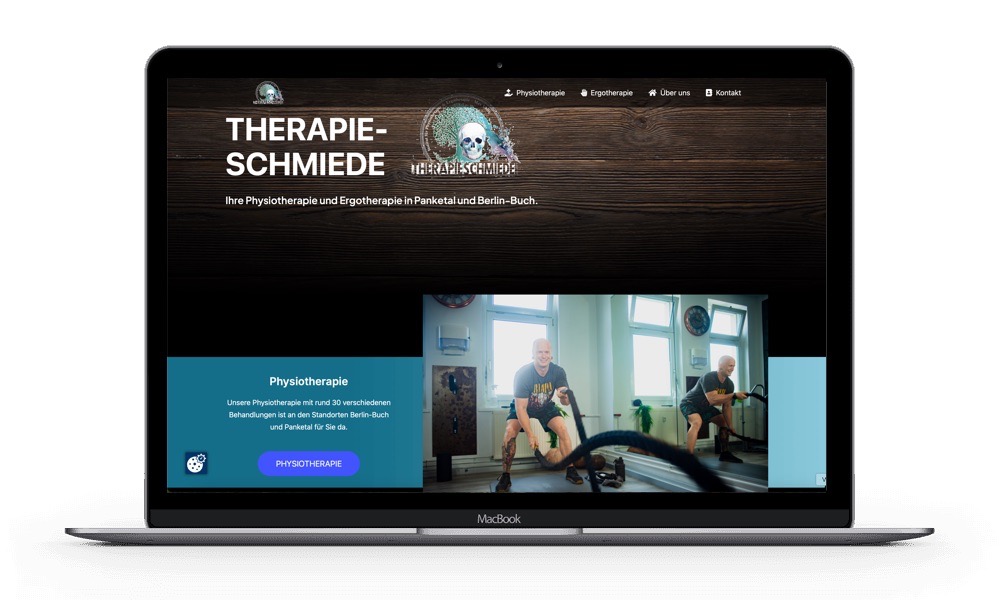 Groß (Therapieschmiede) Website erstellen lassen für Physiotherapeuten