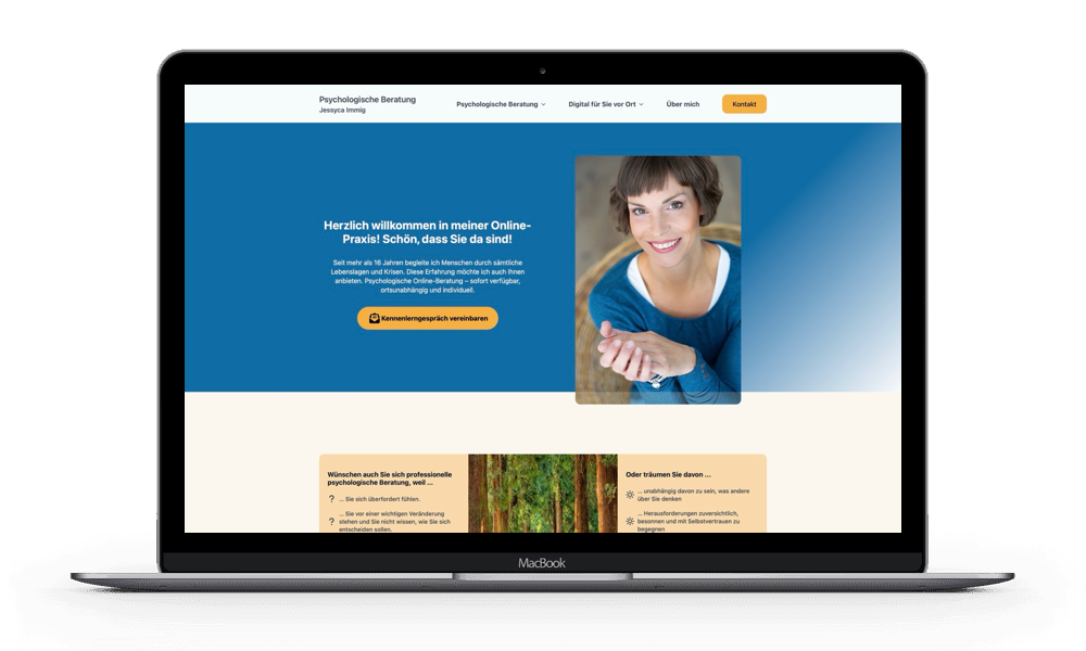 Website erstellen lassen für psychologische Beratung