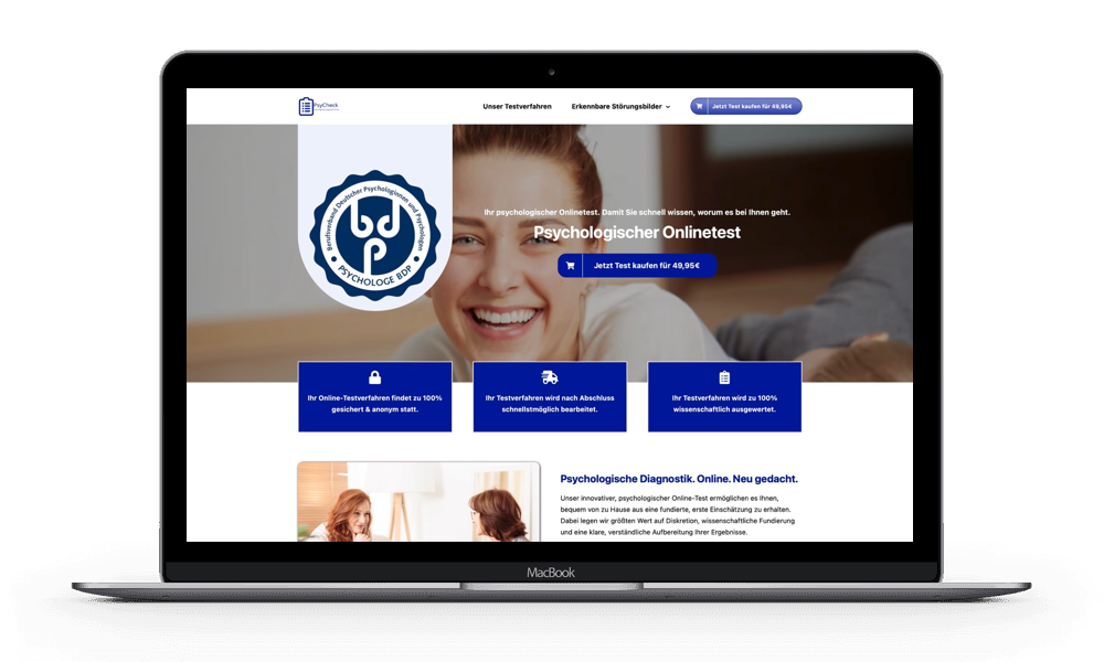 Website erstellen lassen für Psychologen