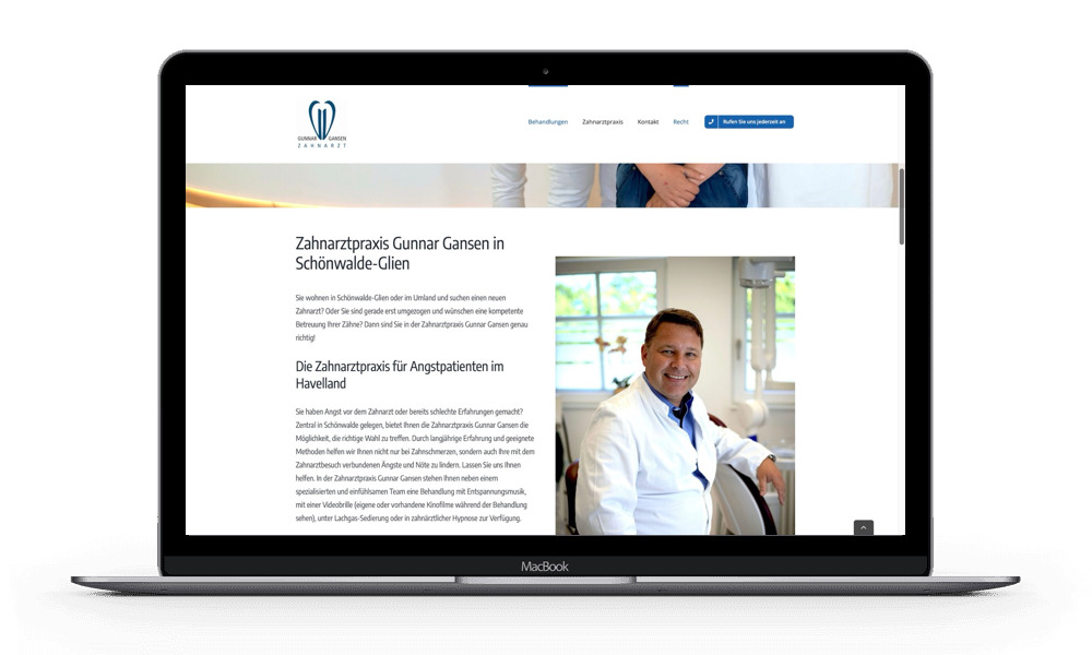 Website erstellen lassen für Zahnärzte